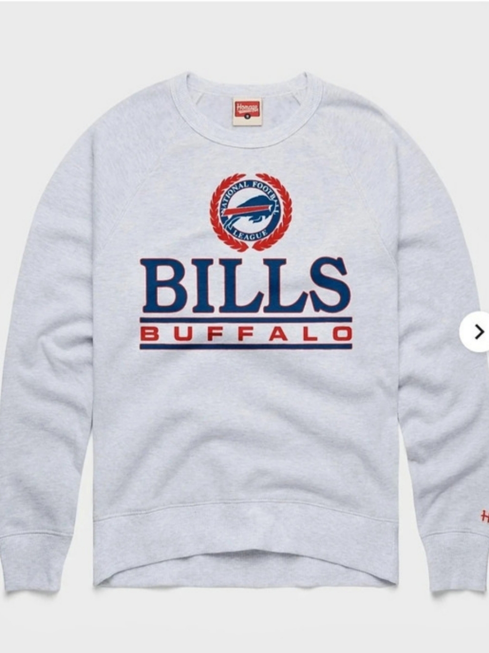 Homage Buffalo Bills Crewneck Sweatshirt - Size S EUC ❤️💙